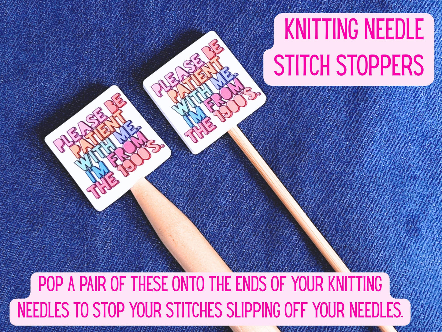 Funny 1900s Quote Silicone Bead Stitch Stopper