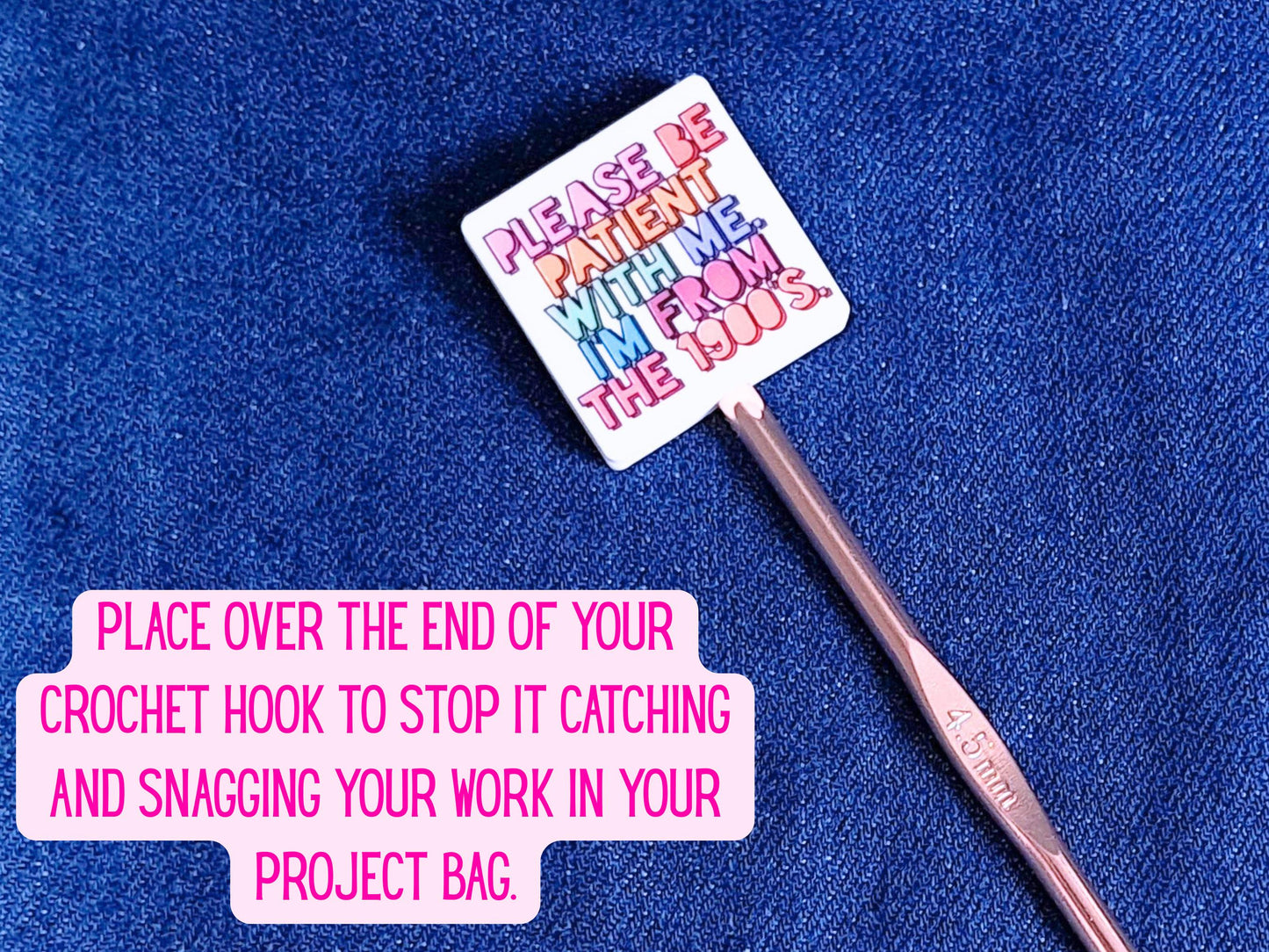 Funny 1900s Quote Silicone Bead Stitch Stopper