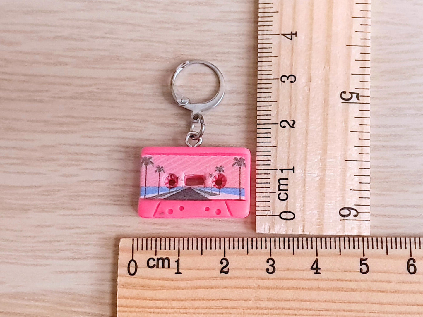 Retro Cassette Music Tape Stitch Marker