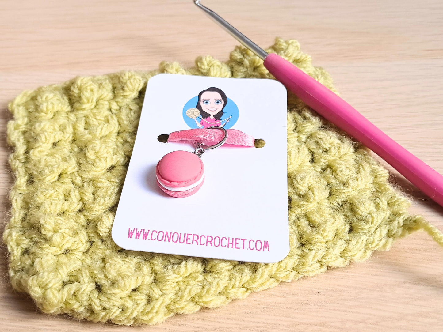 Macaron Cake Stitch Marker