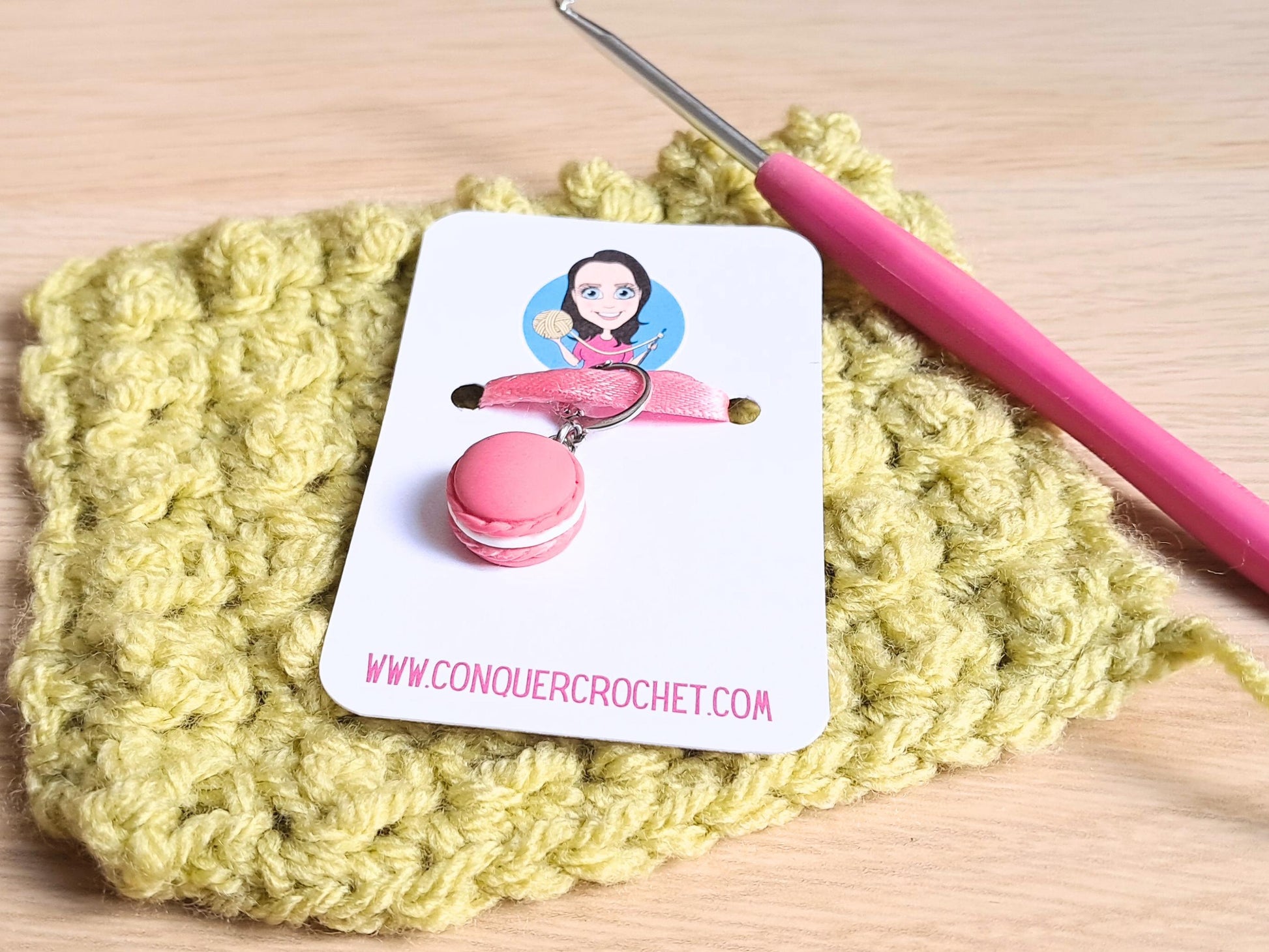 Macaron Cake Stitch Marker