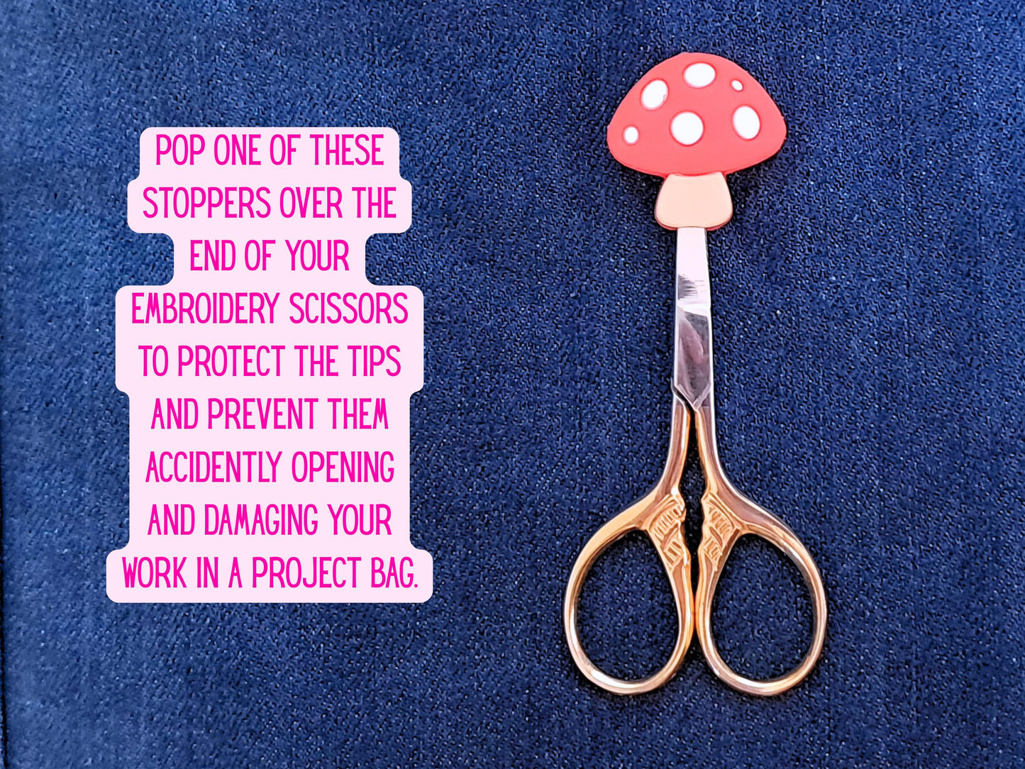 Toadstool Mushroom Stitch Stopper