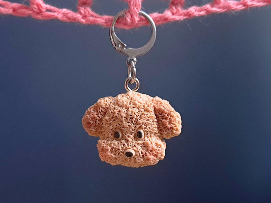 Cute Cockapoo Dog Charm Stitch Marker