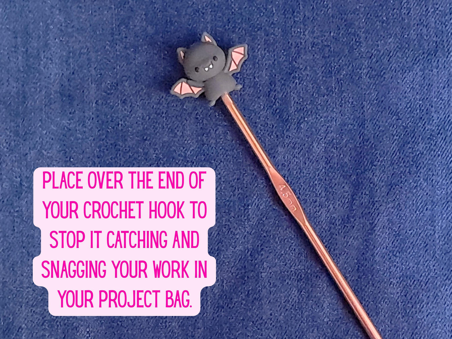 Cute Bat Halloween Gothic Stitch Stopper