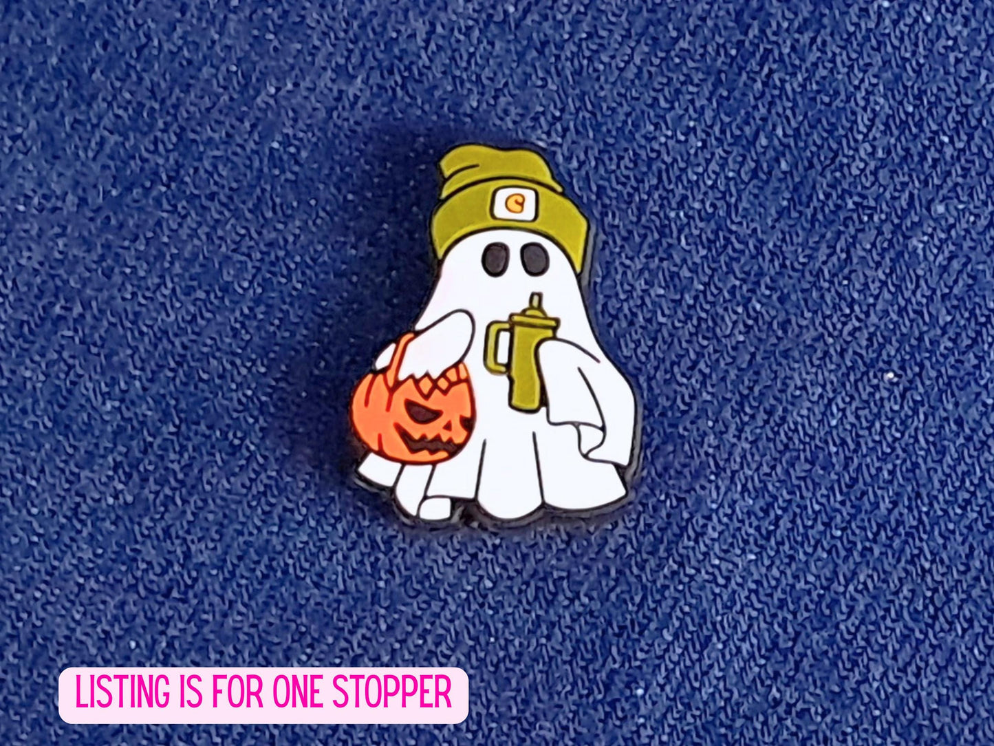 Pumpkin Spice Ghost Stitch Stopper