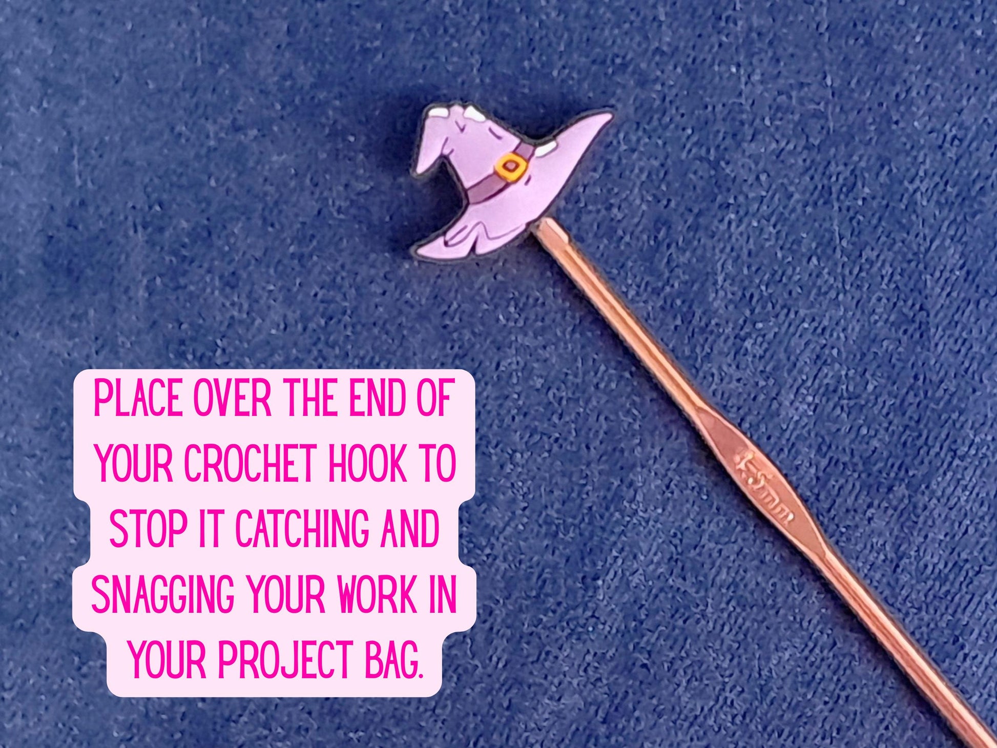 Purple Witch Wizard Hat Stitch Stopper