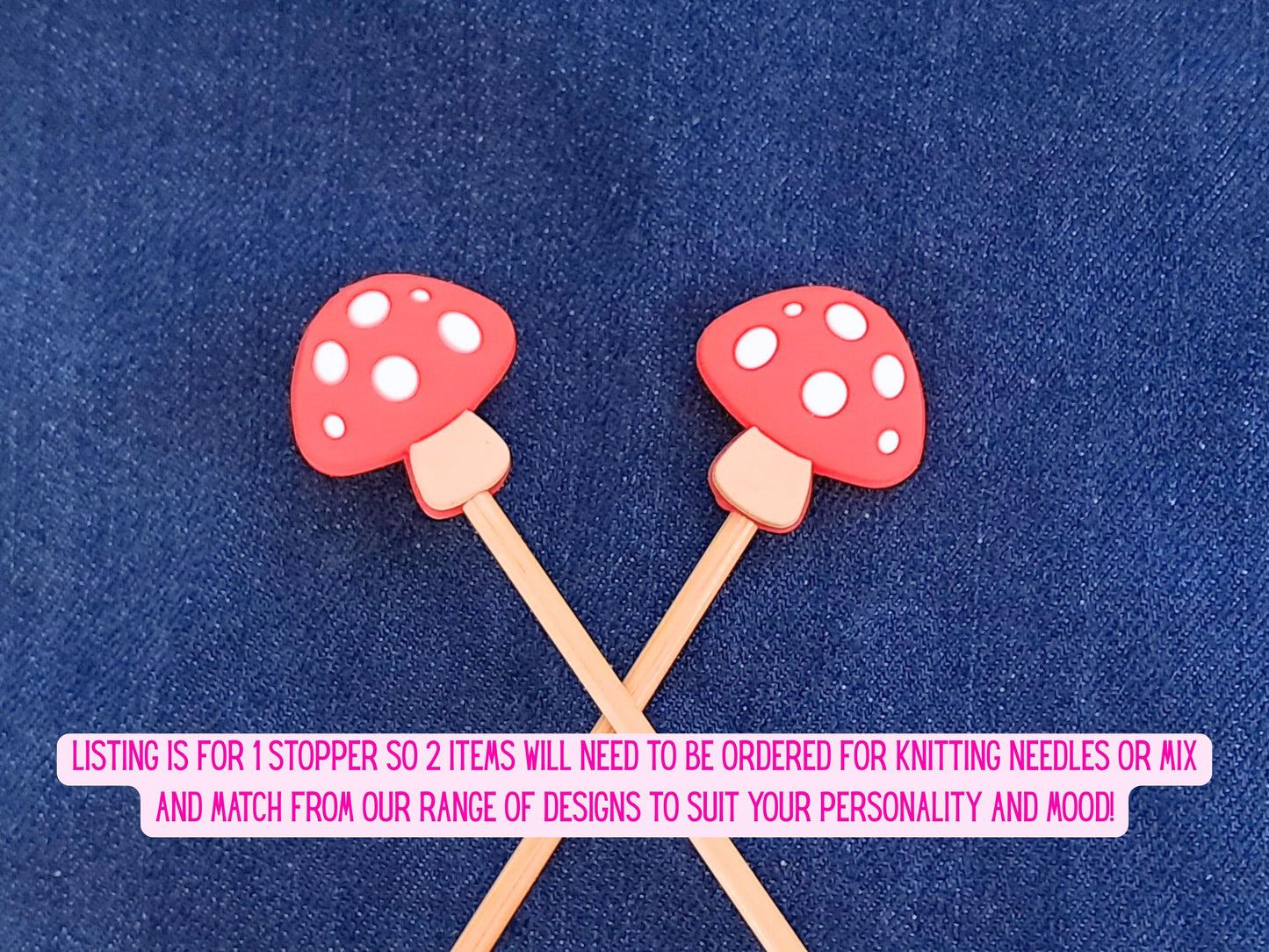 Toadstool Mushroom Stitch Stopper