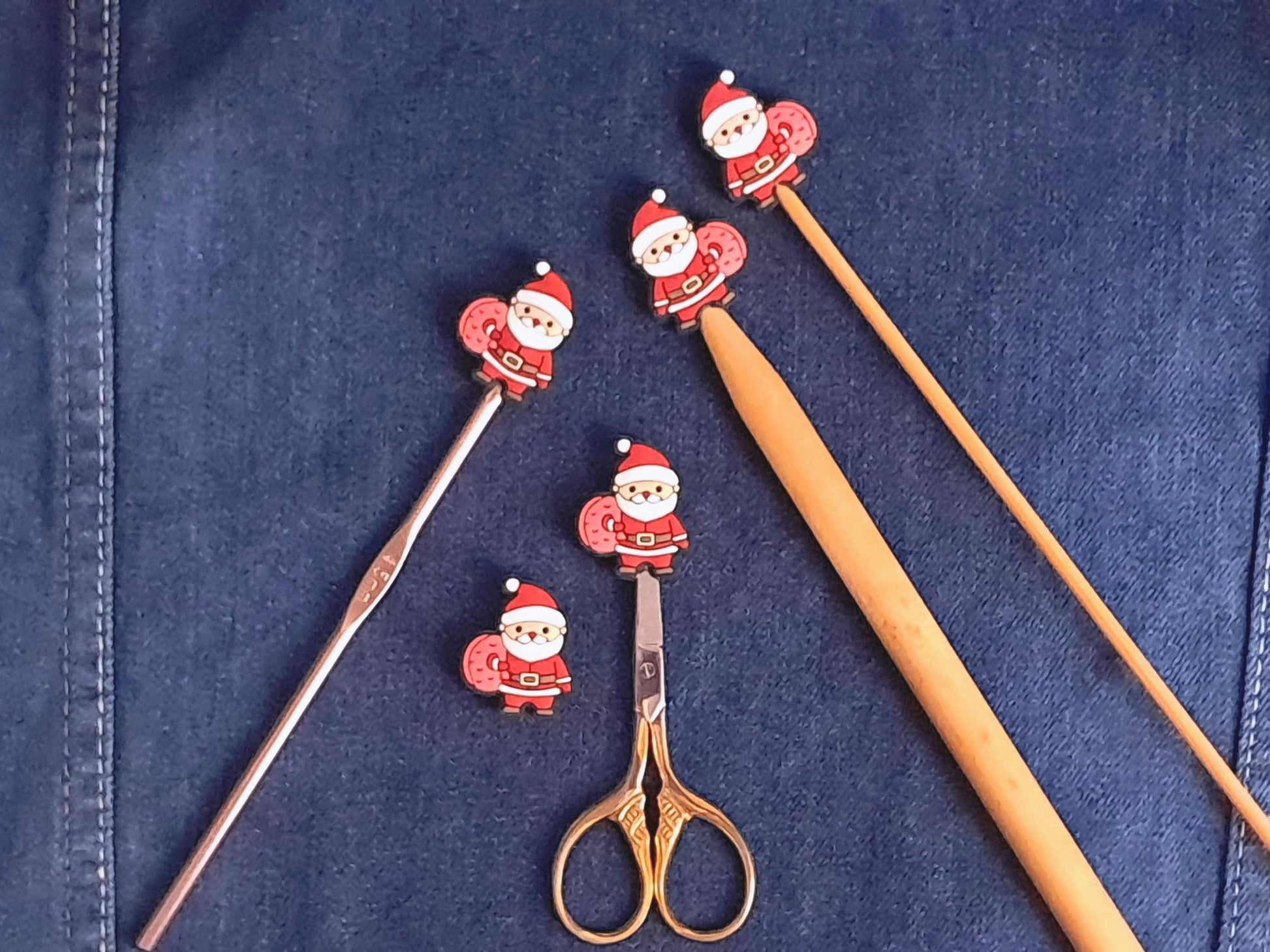 Cute Christmas Santa Claus Stitch Stopper
