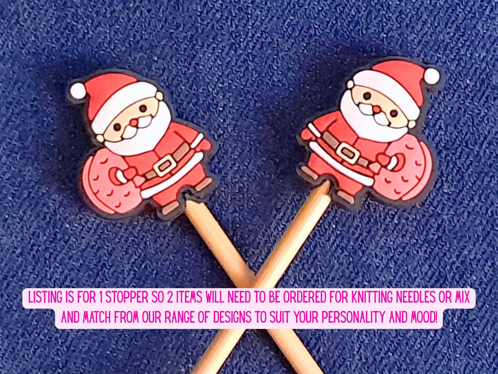 Cute Christmas Santa Claus Stitch Stopper