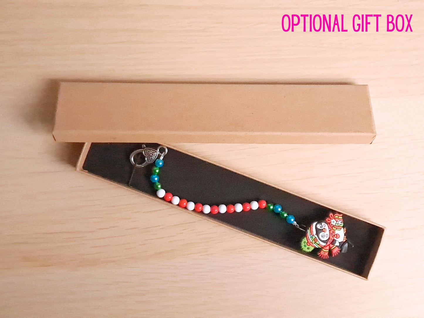 Christmas Penguin Scissor Fob with Protection Bead