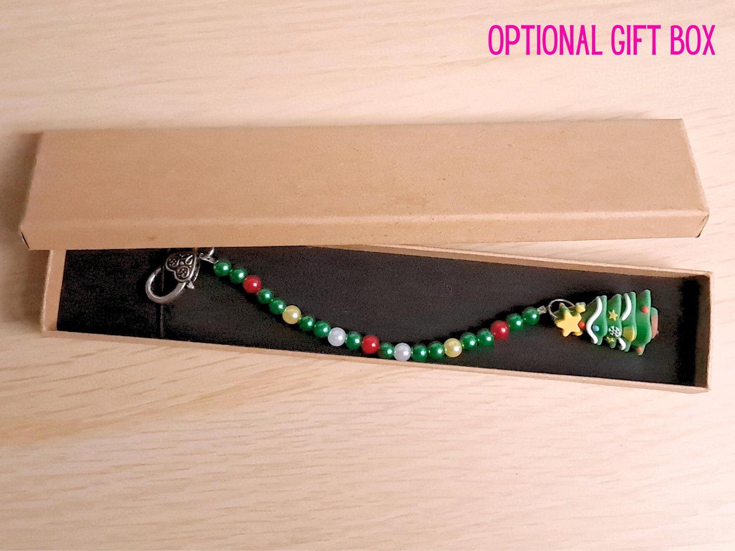 Christmas Tree Scissor Fob with Protection Bead