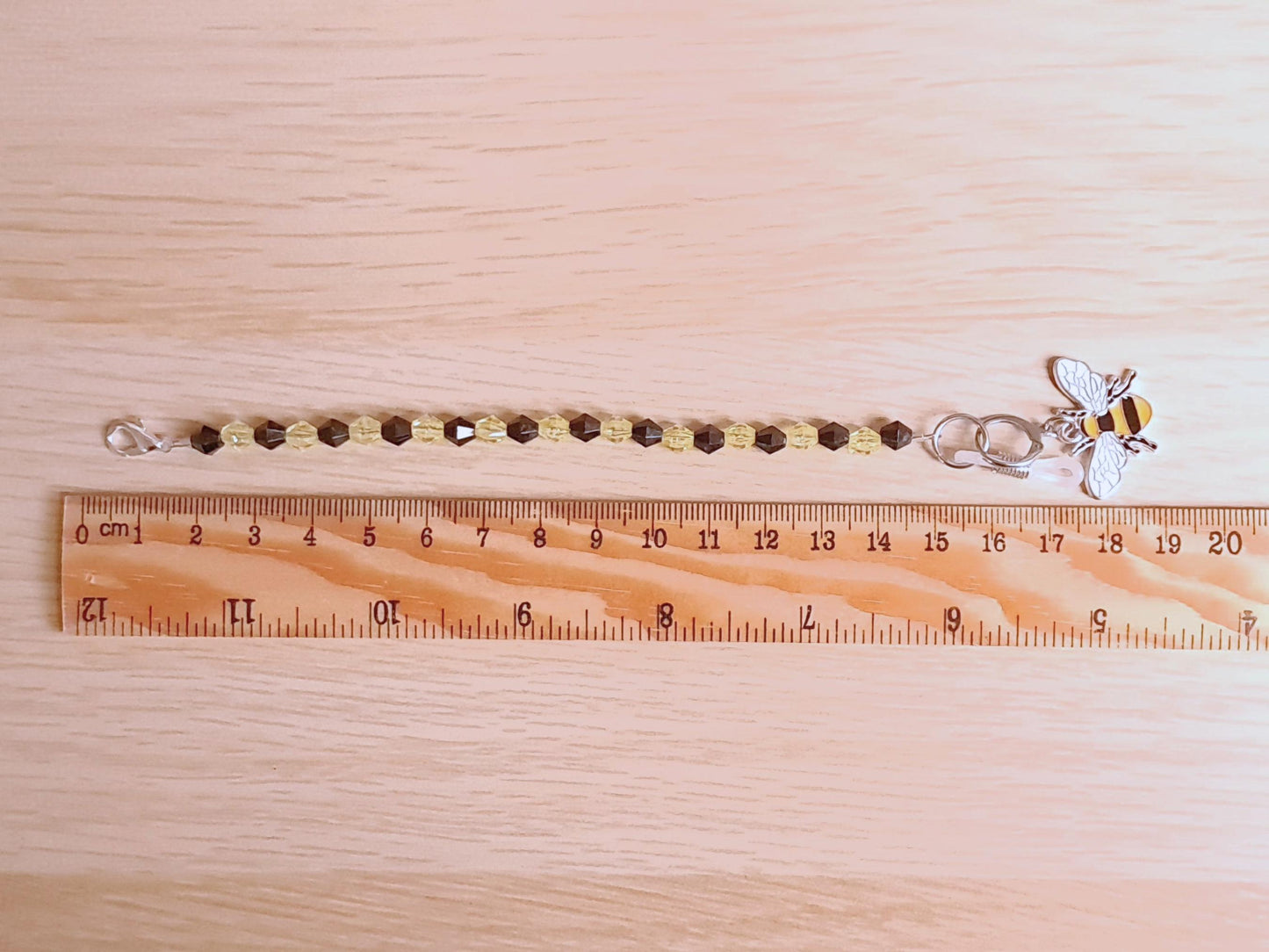 Bee Crochet Hook Keeper Stitch Marker Set