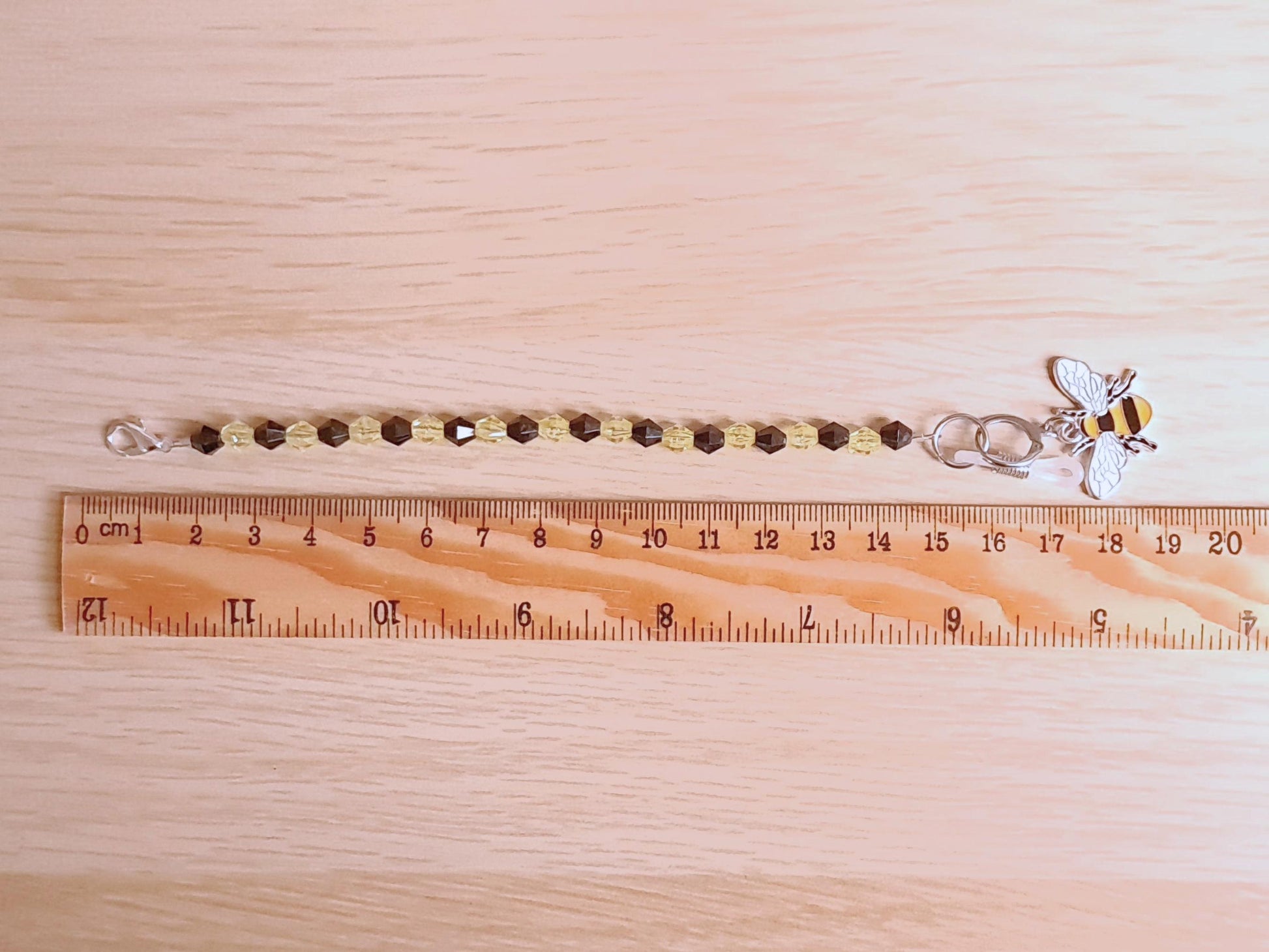 Bee Crochet Hook Keeper Stitch Marker Set