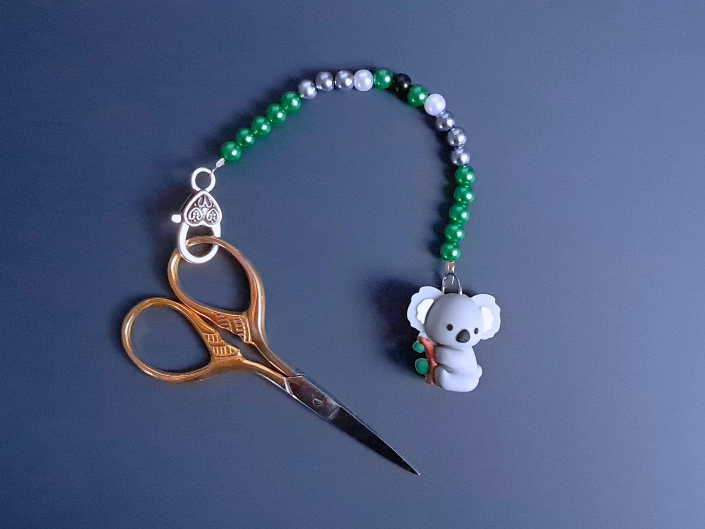 Sweet Koala Scissor Fob with Protection Bead