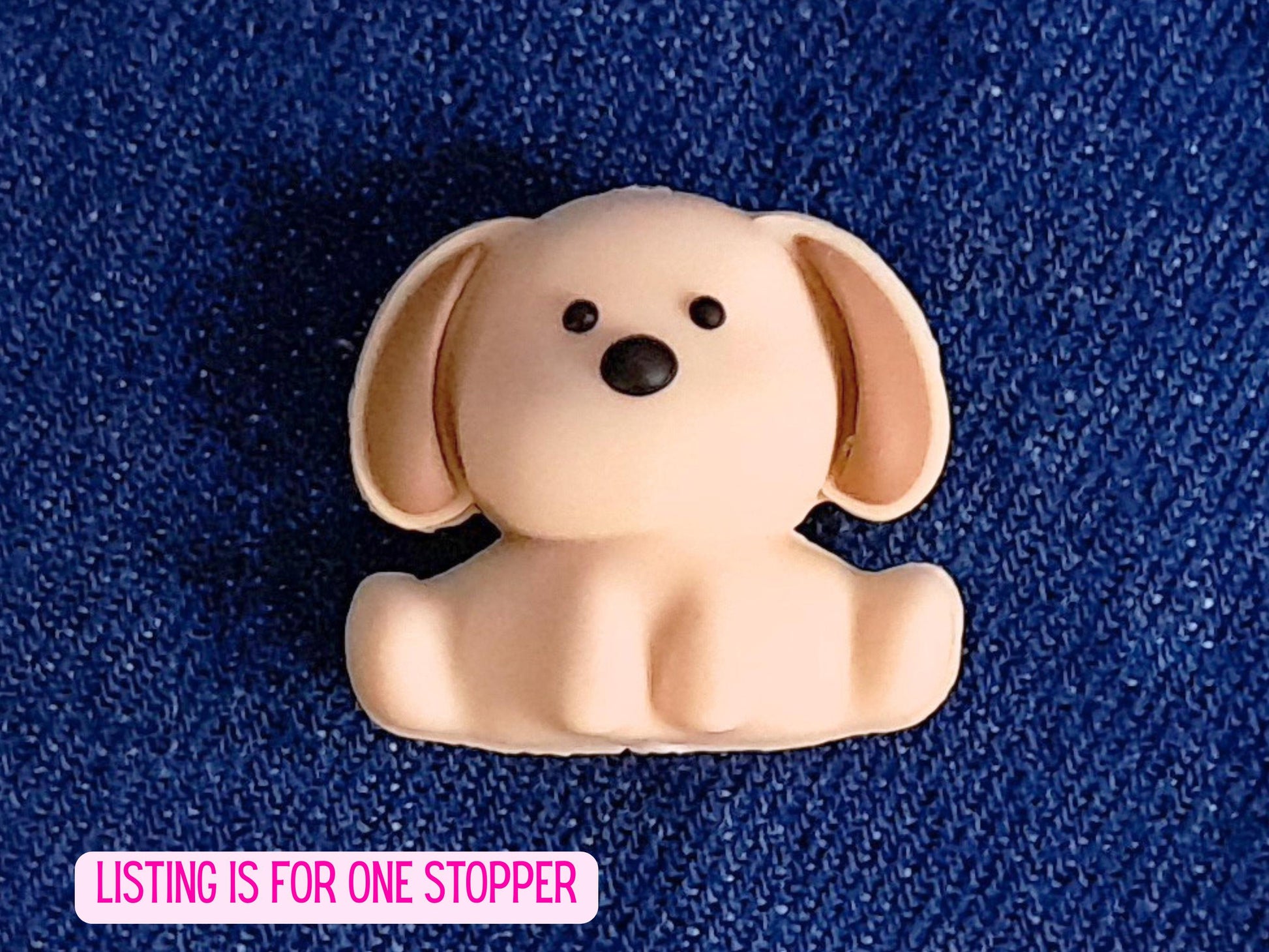 Cute Puppy Stitch Stopper, Floppy Ear Dog Scissor Tip Protector, Knitting Needle, Crochet Project Saver, WIP Bag Tool Notion Sewing
