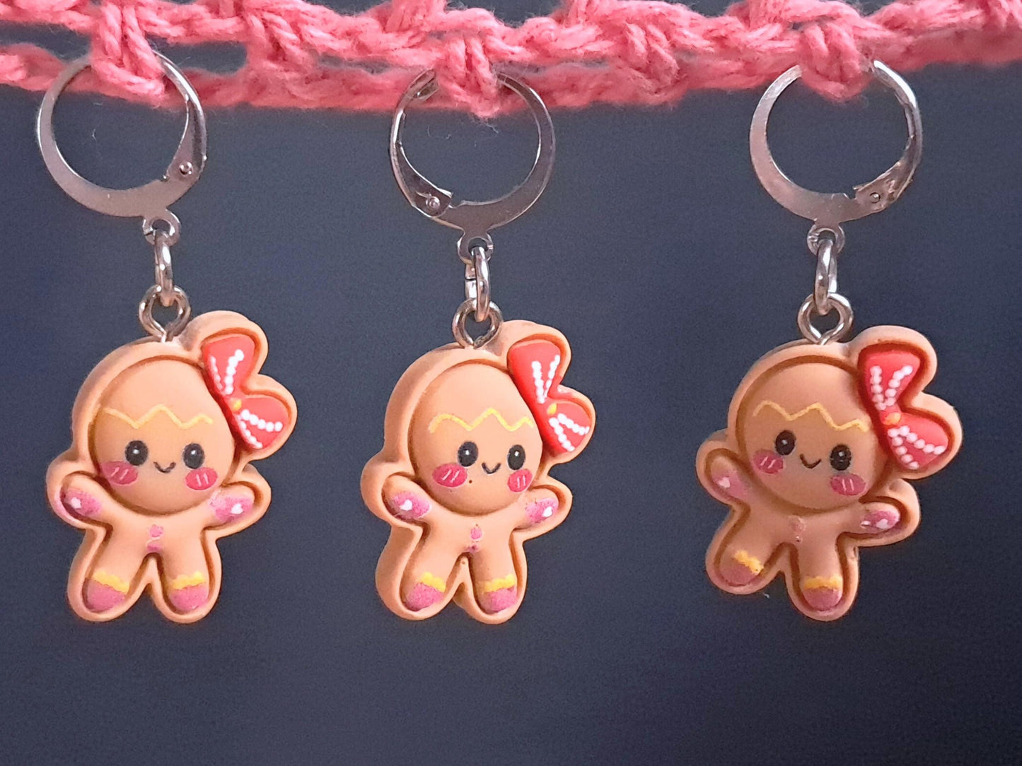 Gingerbread Girl Stitch Marker