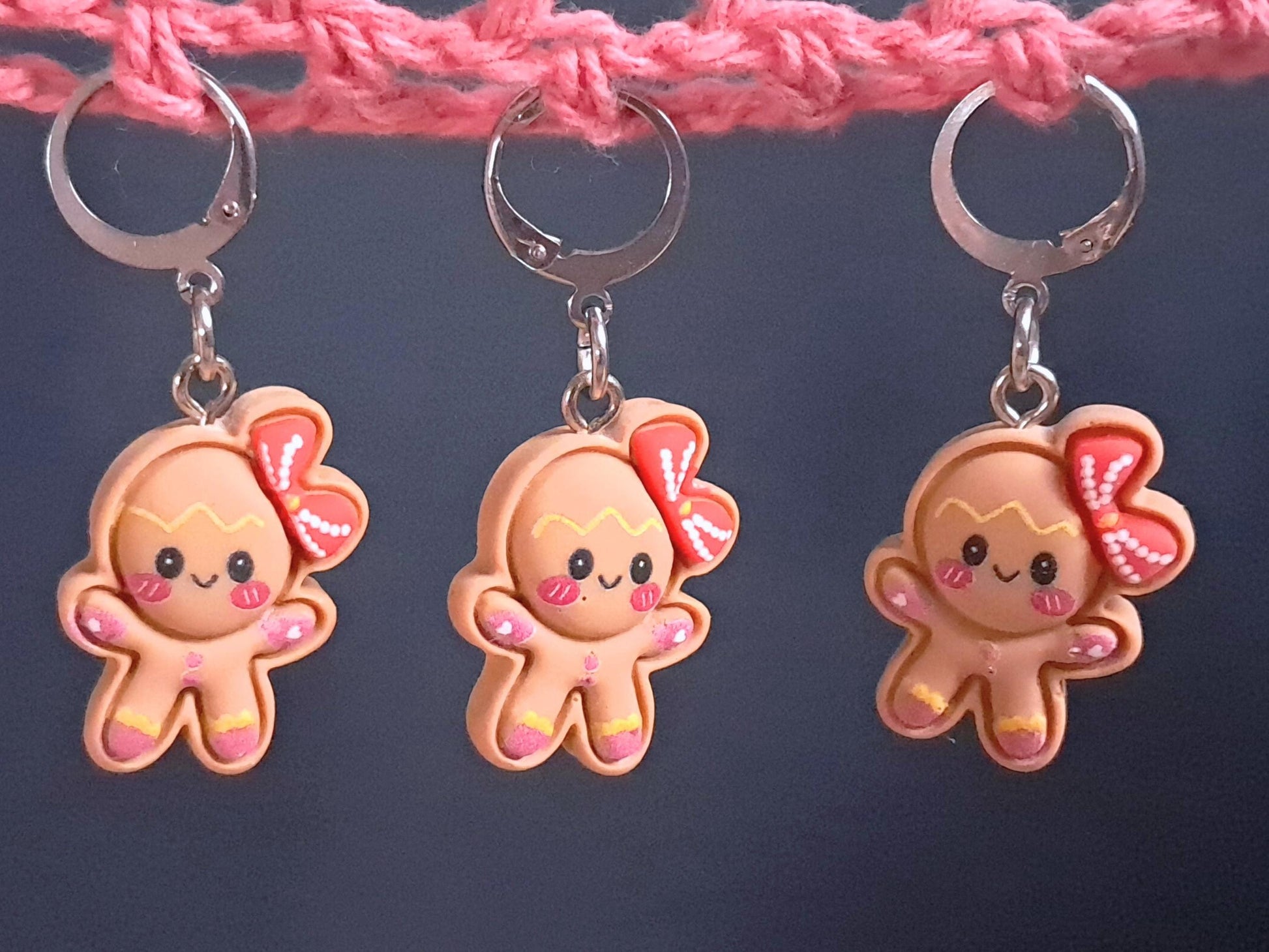 Gingerbread Girl Stitch Marker