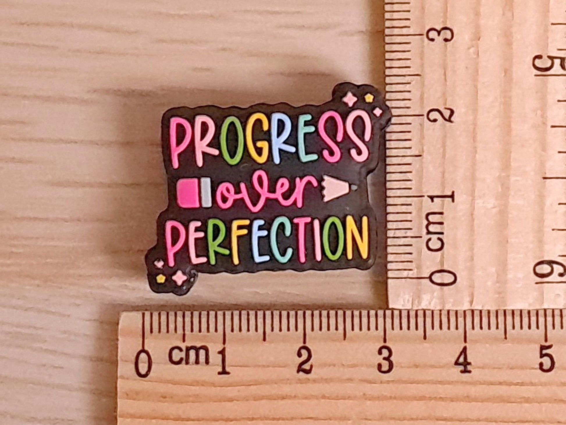 Progress Over Perfection Stitch Stopper