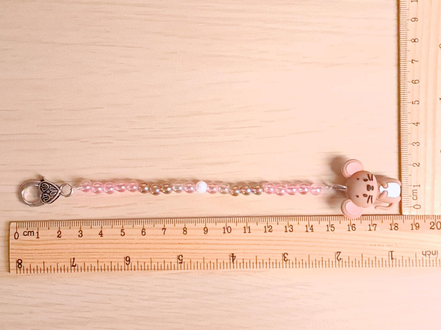 Sweet Mouse Scissor Fob with Protection Bead