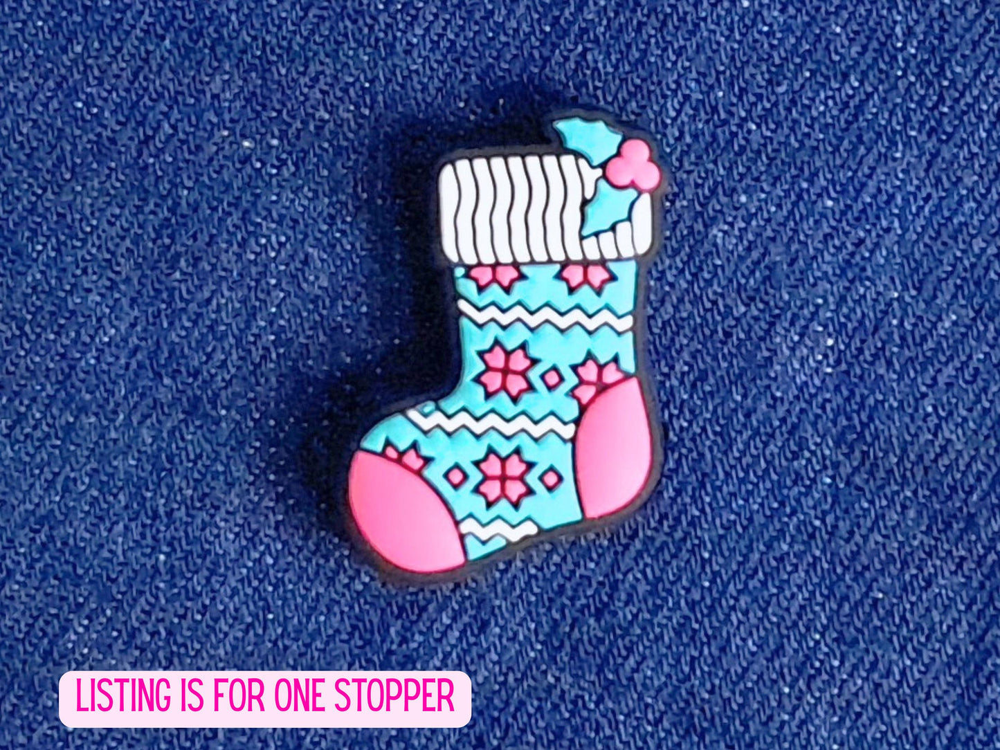 Retro Christmas Stocking Stitch Stopper