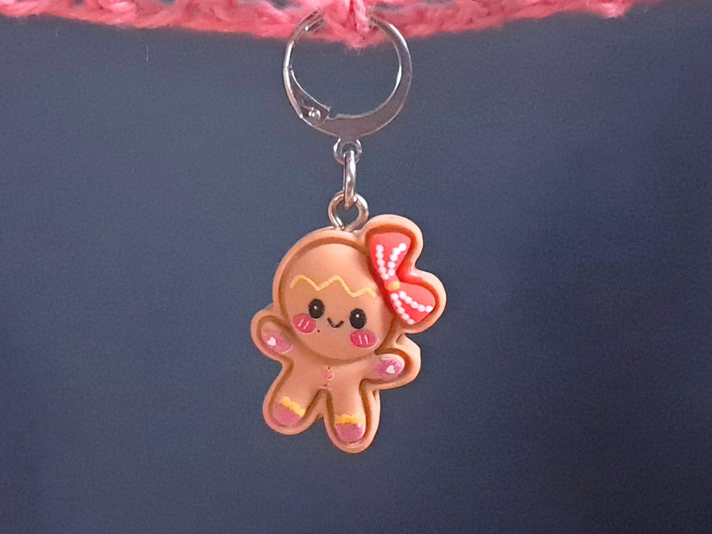 Gingerbread Girl Stitch Marker