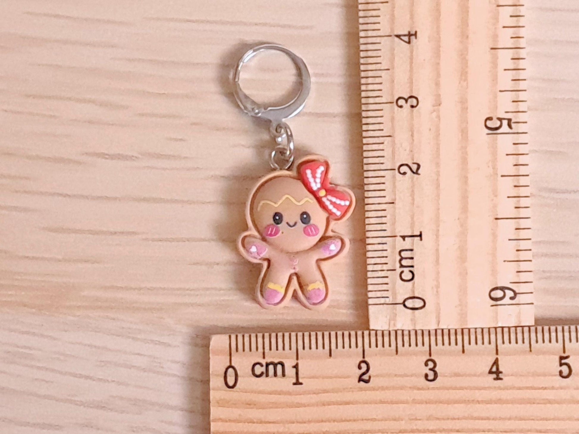 Gingerbread Girl Stitch Marker