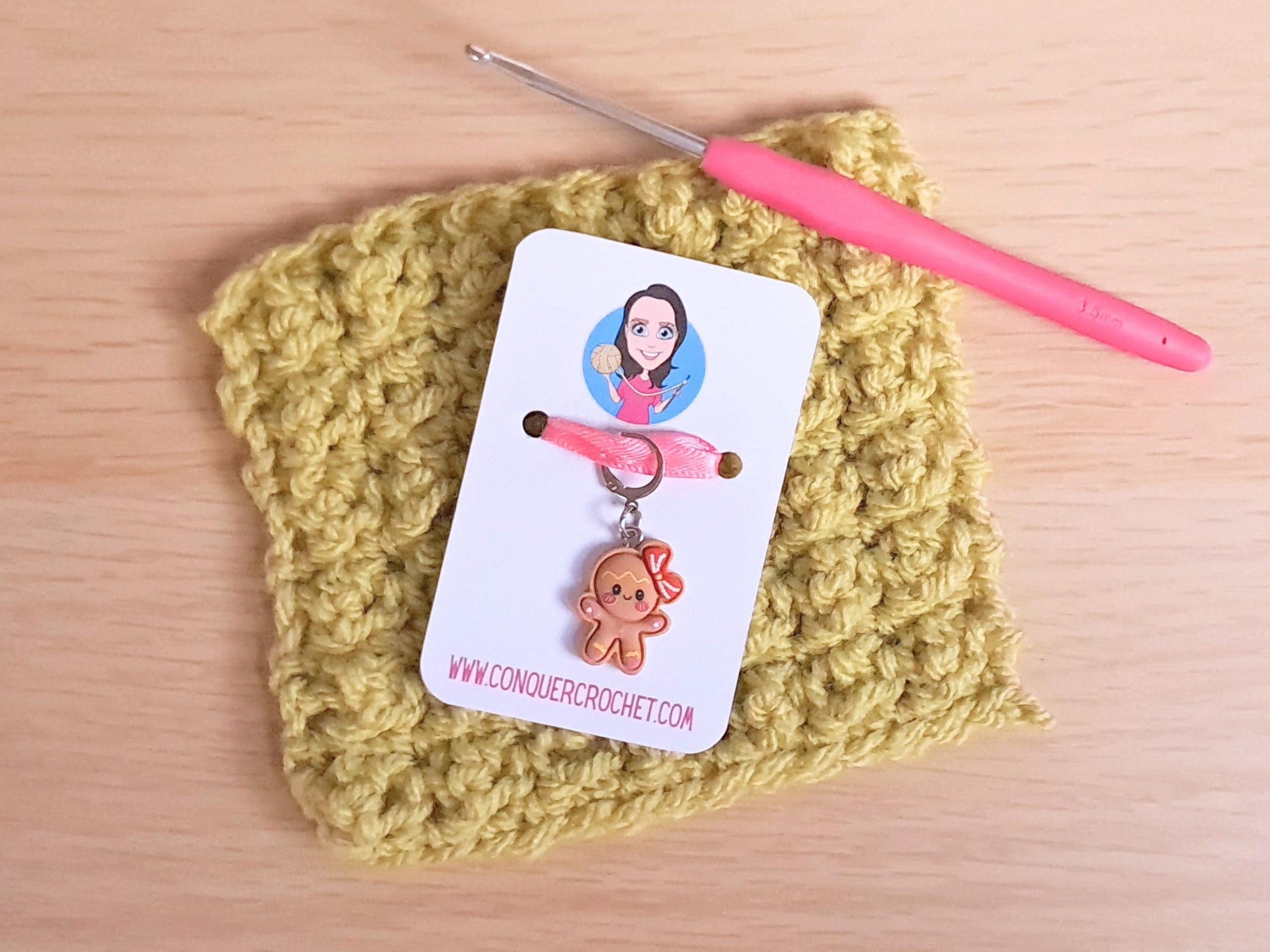 Gingerbread Girl Stitch Marker