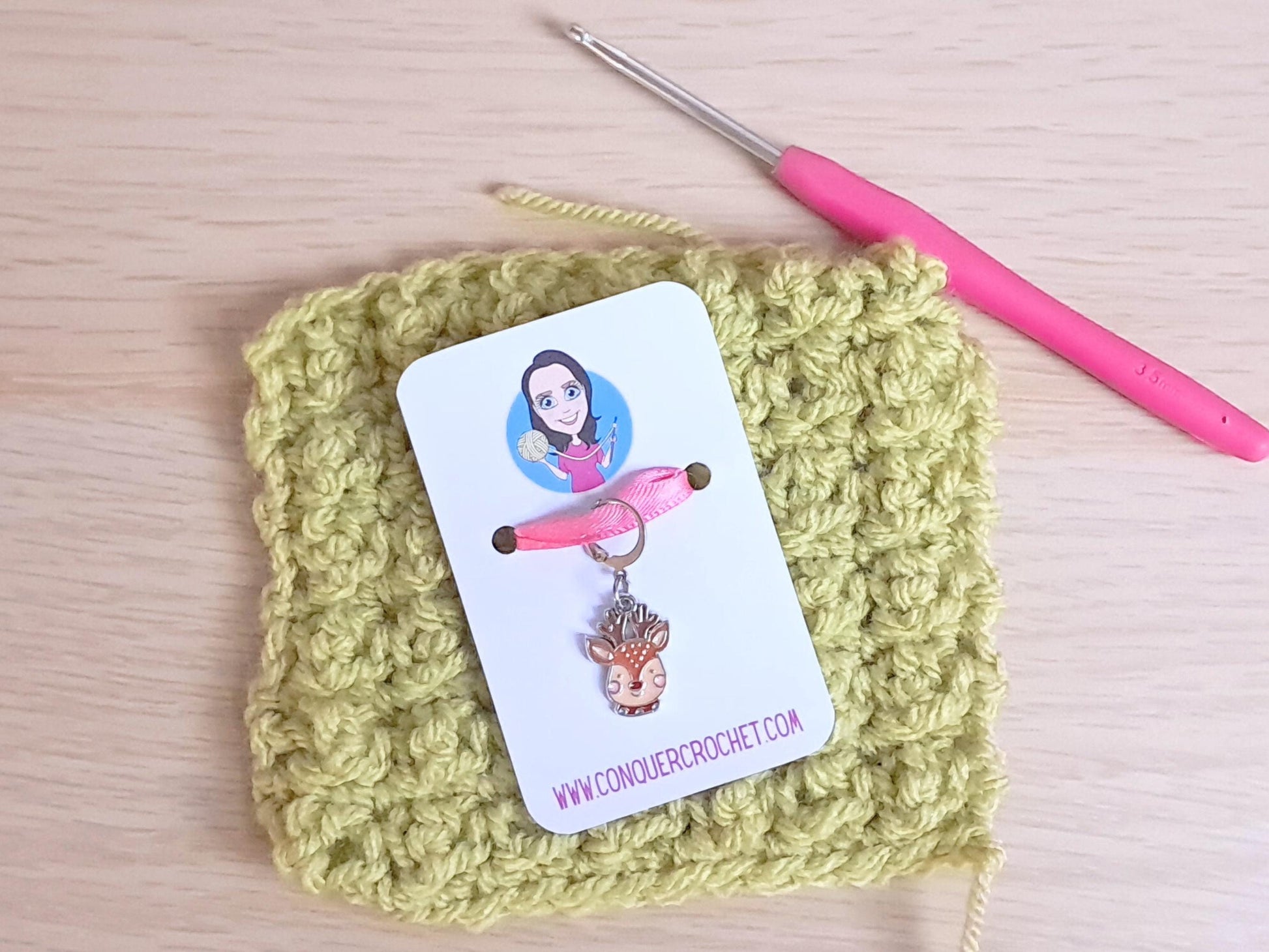Cute Reindeer Stitch Marker