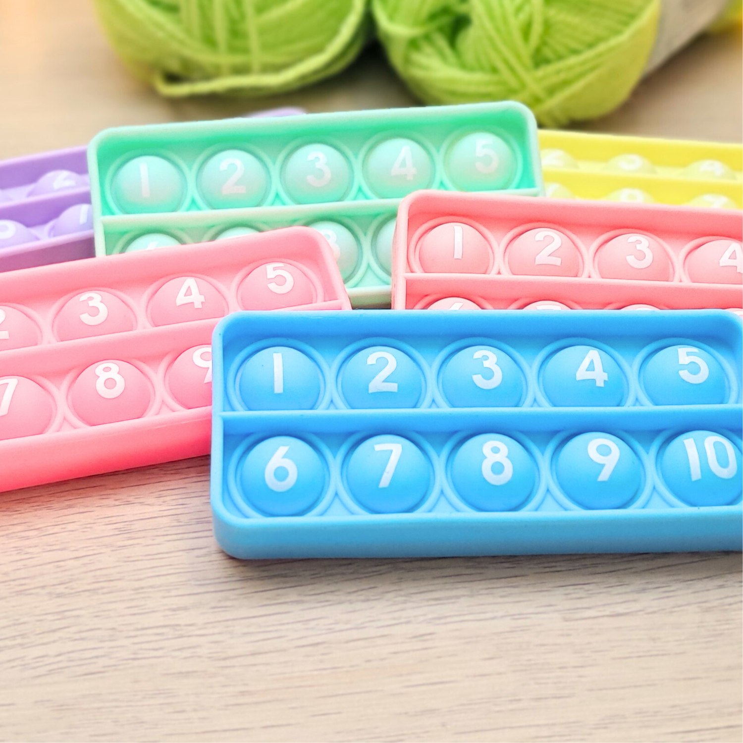 Haberdashery for crocheters, popper row counter