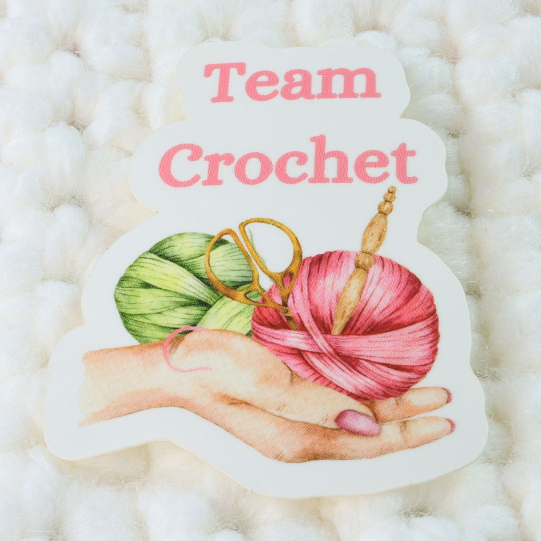 Team Crochet - Glossy Sticker