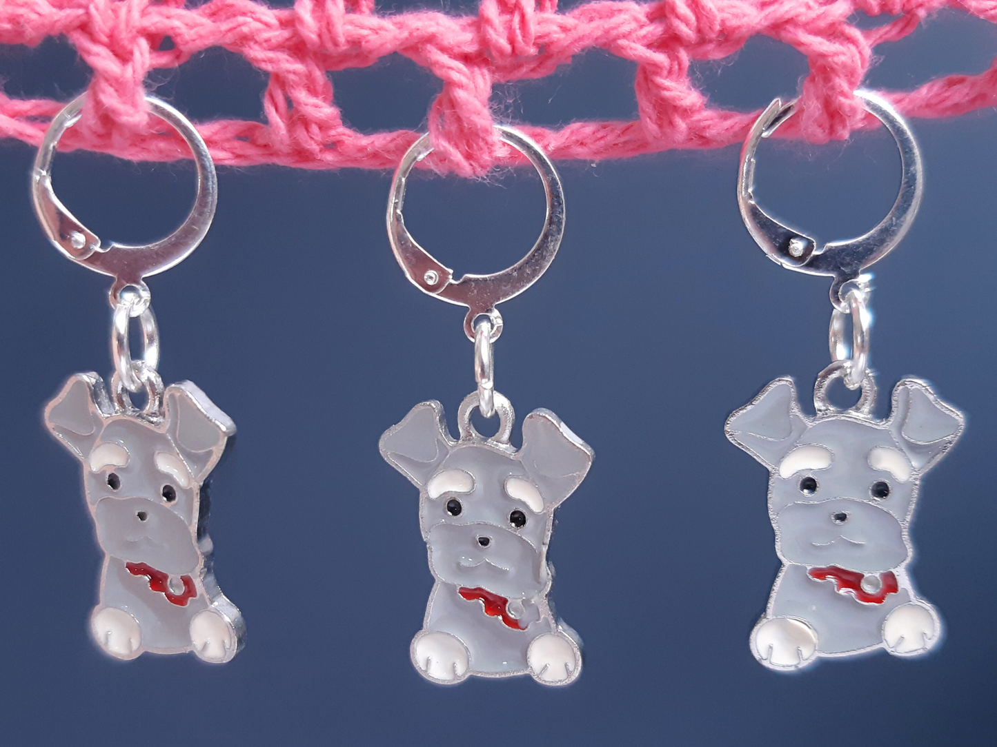 Terrier Dog Stitch Marker, Schnauzer