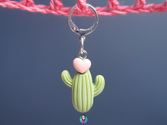 Cactus Kawaii Stitch Marker