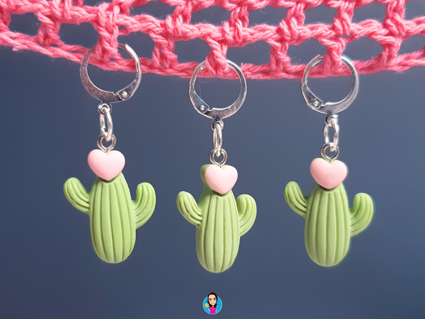 Cactus Kawaii Stitch Marker