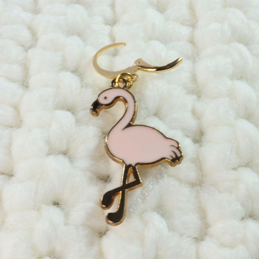 Flamingo Stitch Marker