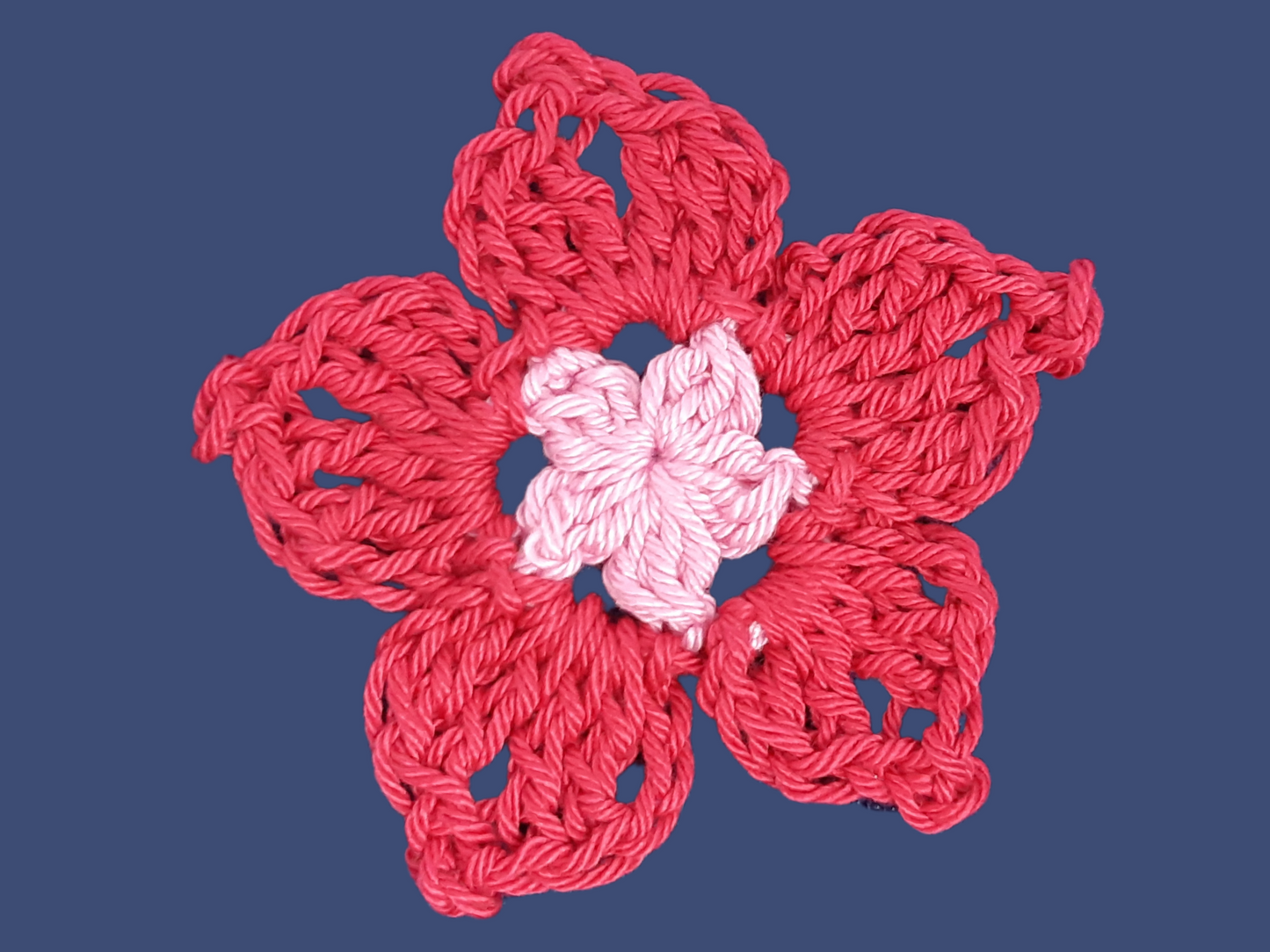 Pink Flower Applique