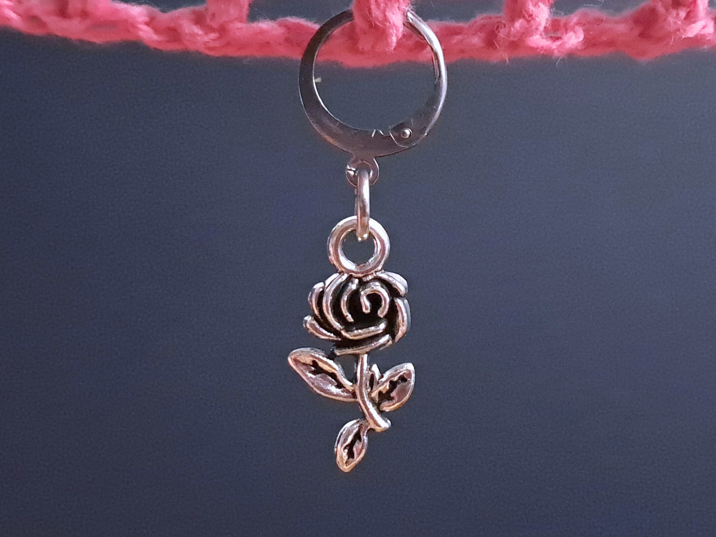 Rose Stitch Marker