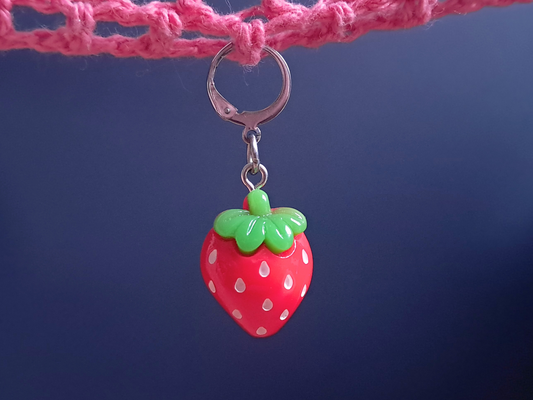 Strawberry Stitch Marker