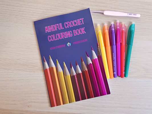 Mindful Crochet Colouring Book