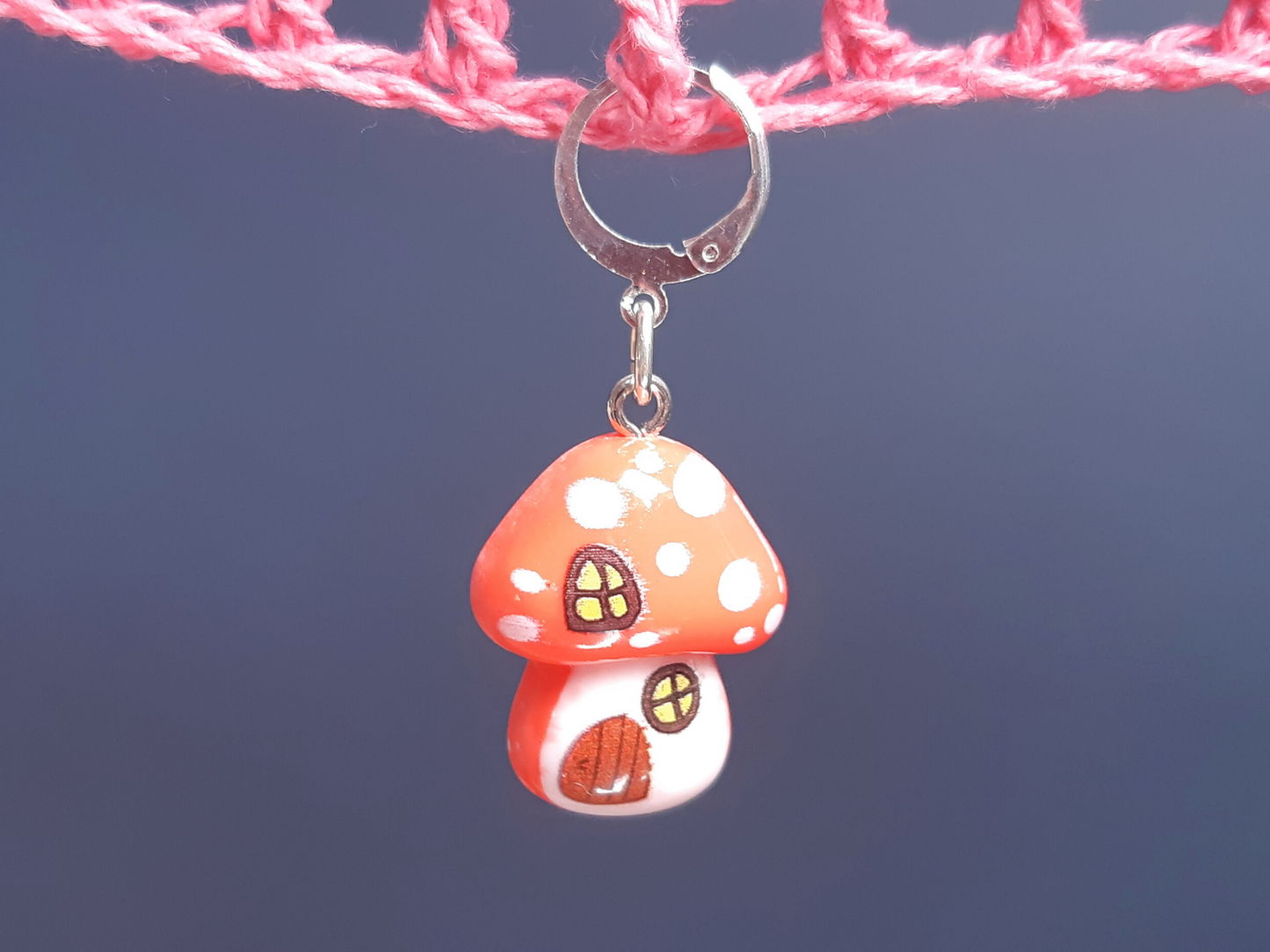 Toadstool Cottage Stitch Marker