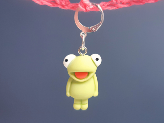 Happy Frog Kawaii Stitch Marker