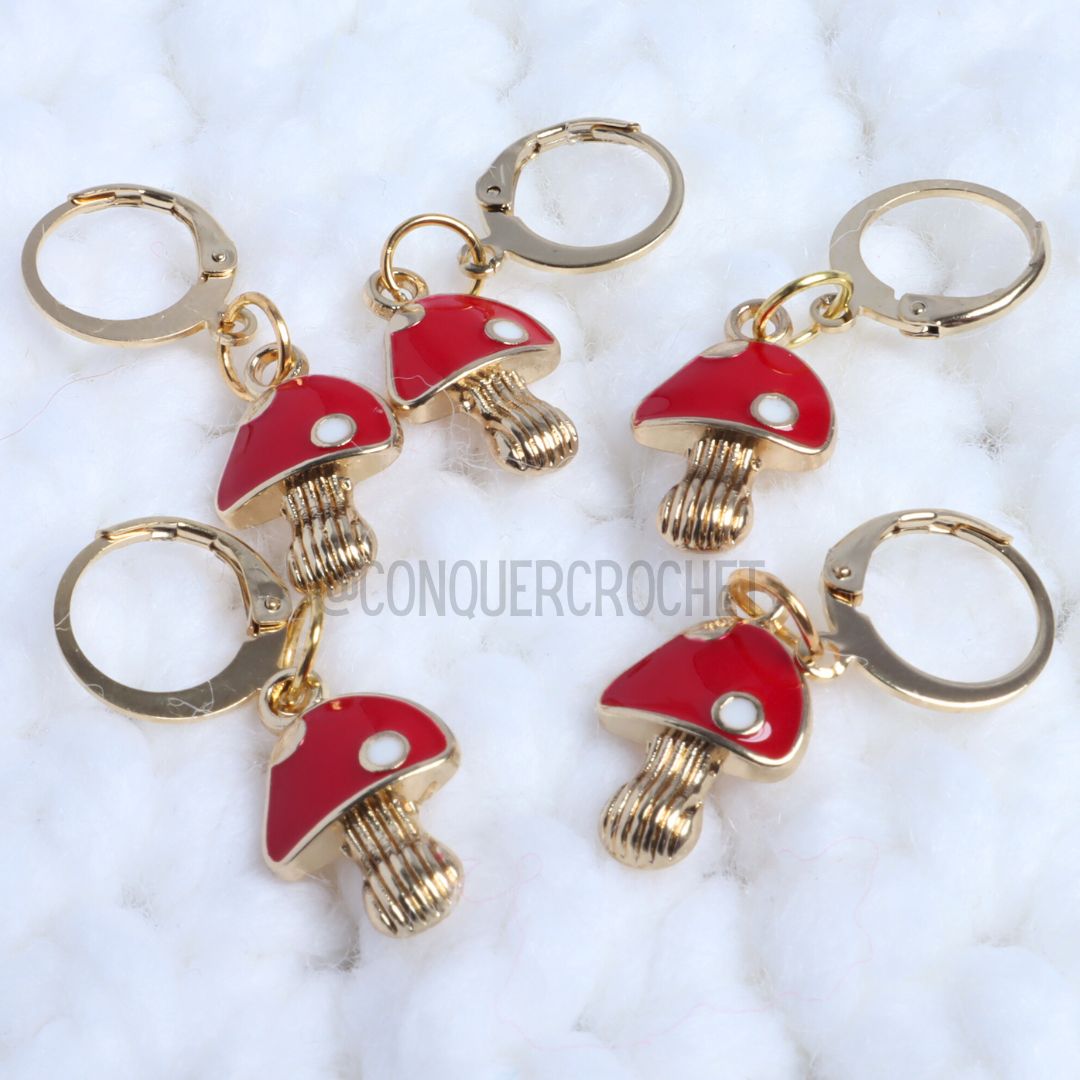 Toadstool Stitch Marker