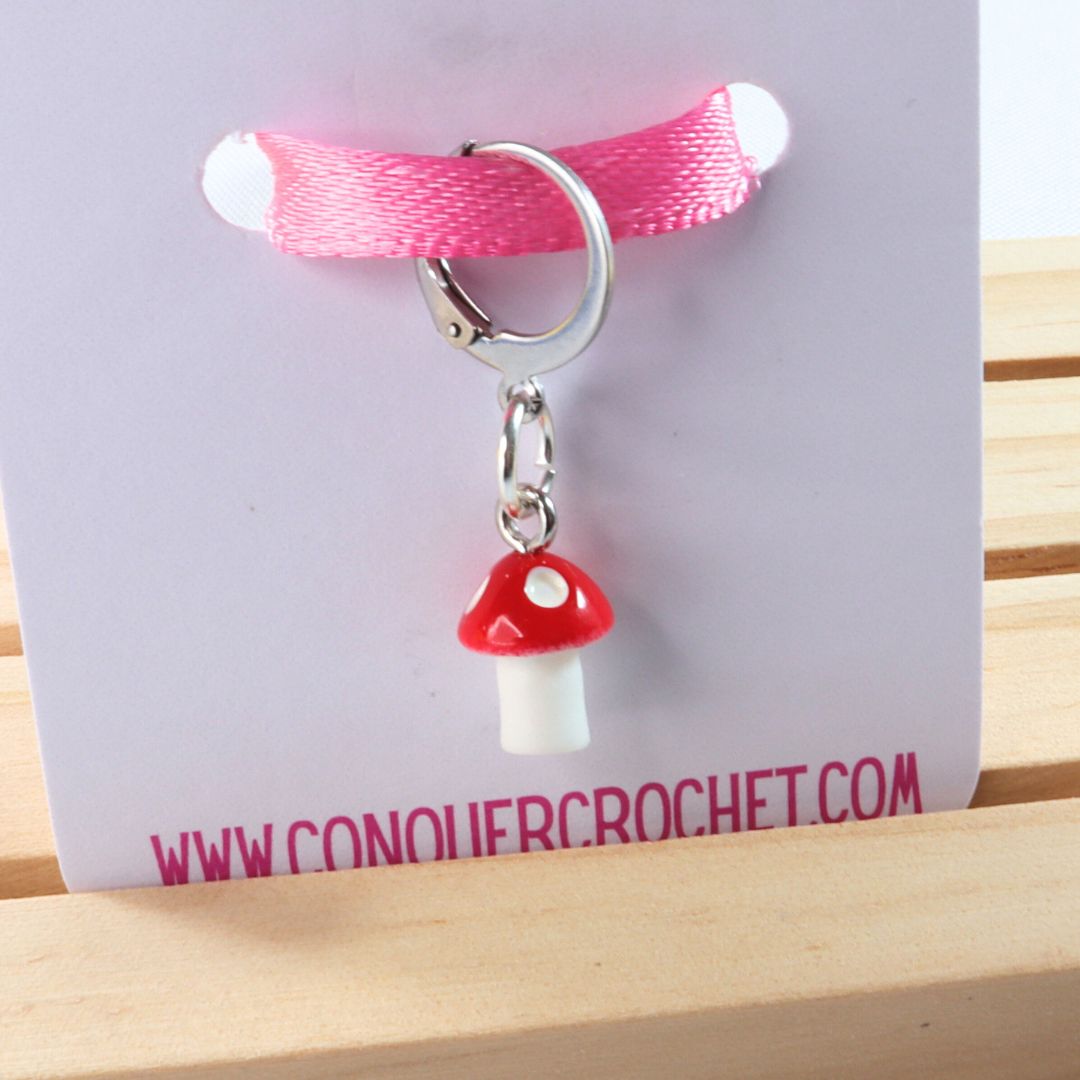 Toadstool Stitch Marker