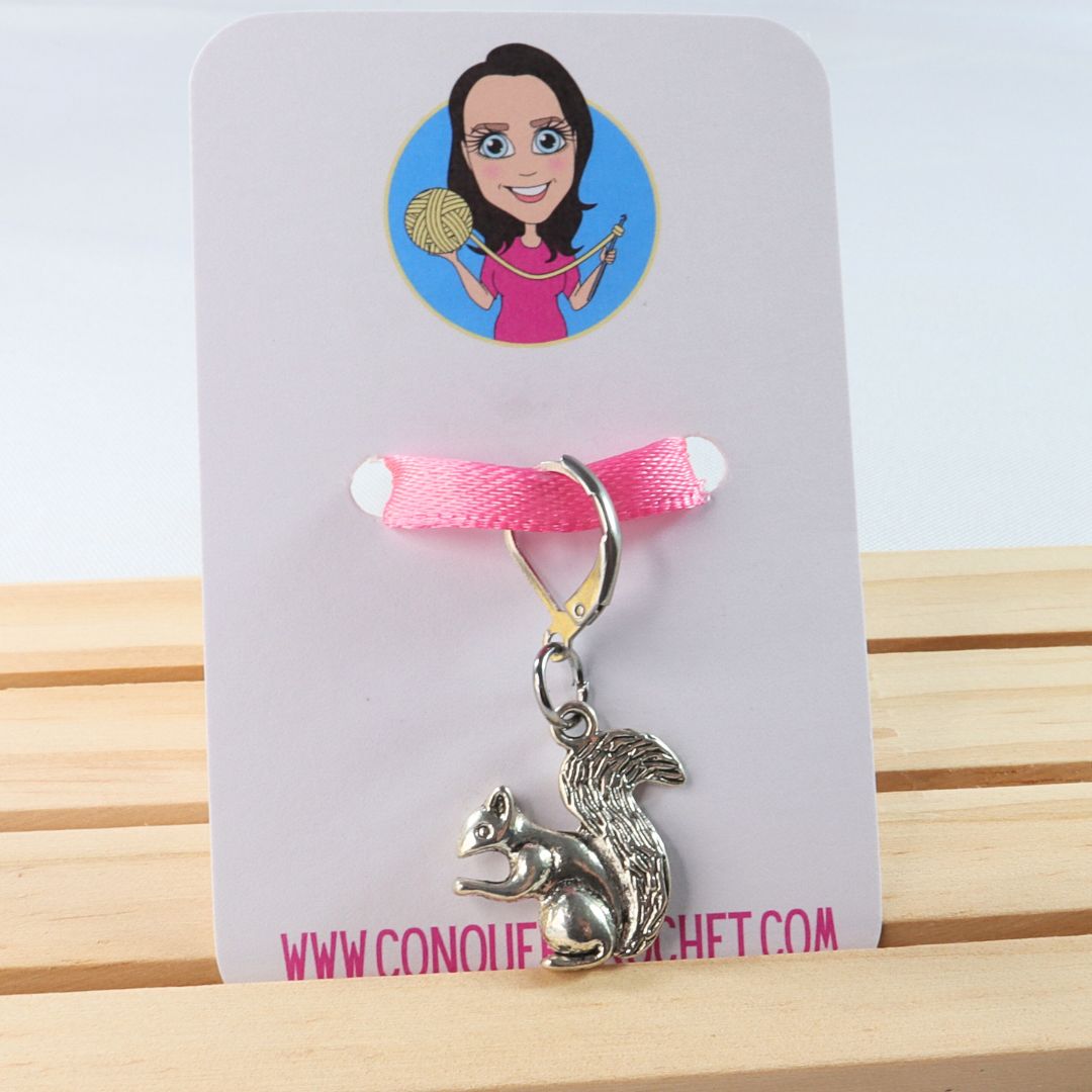 Squirrel Stitch Marker