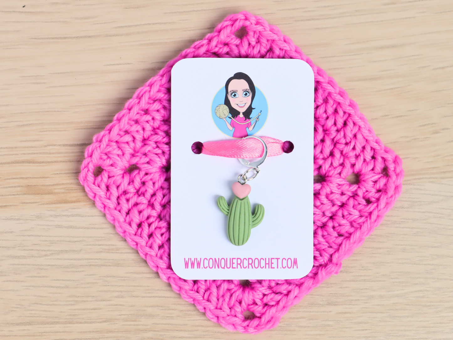 Cactus Kawaii Stitch Marker