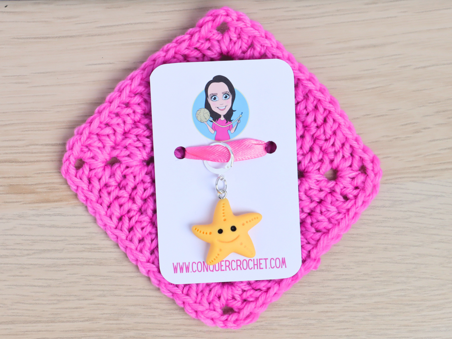 Starfish Kawaii Stitch Marker