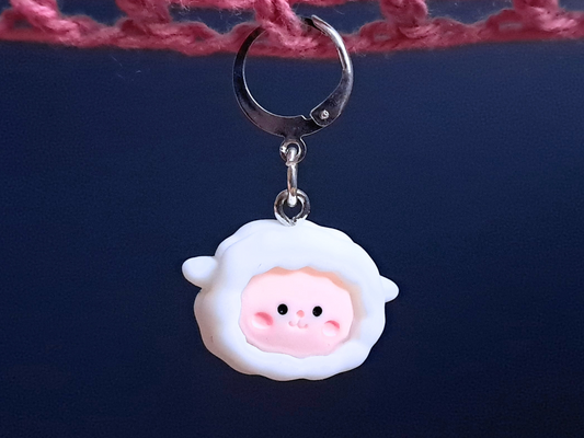 Lamb Face Stitch Marker