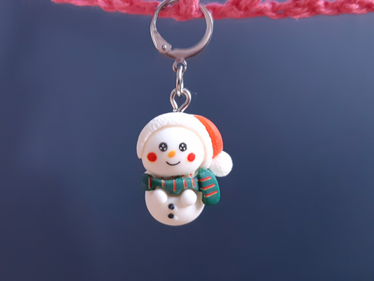 Snowman Stitch Marker