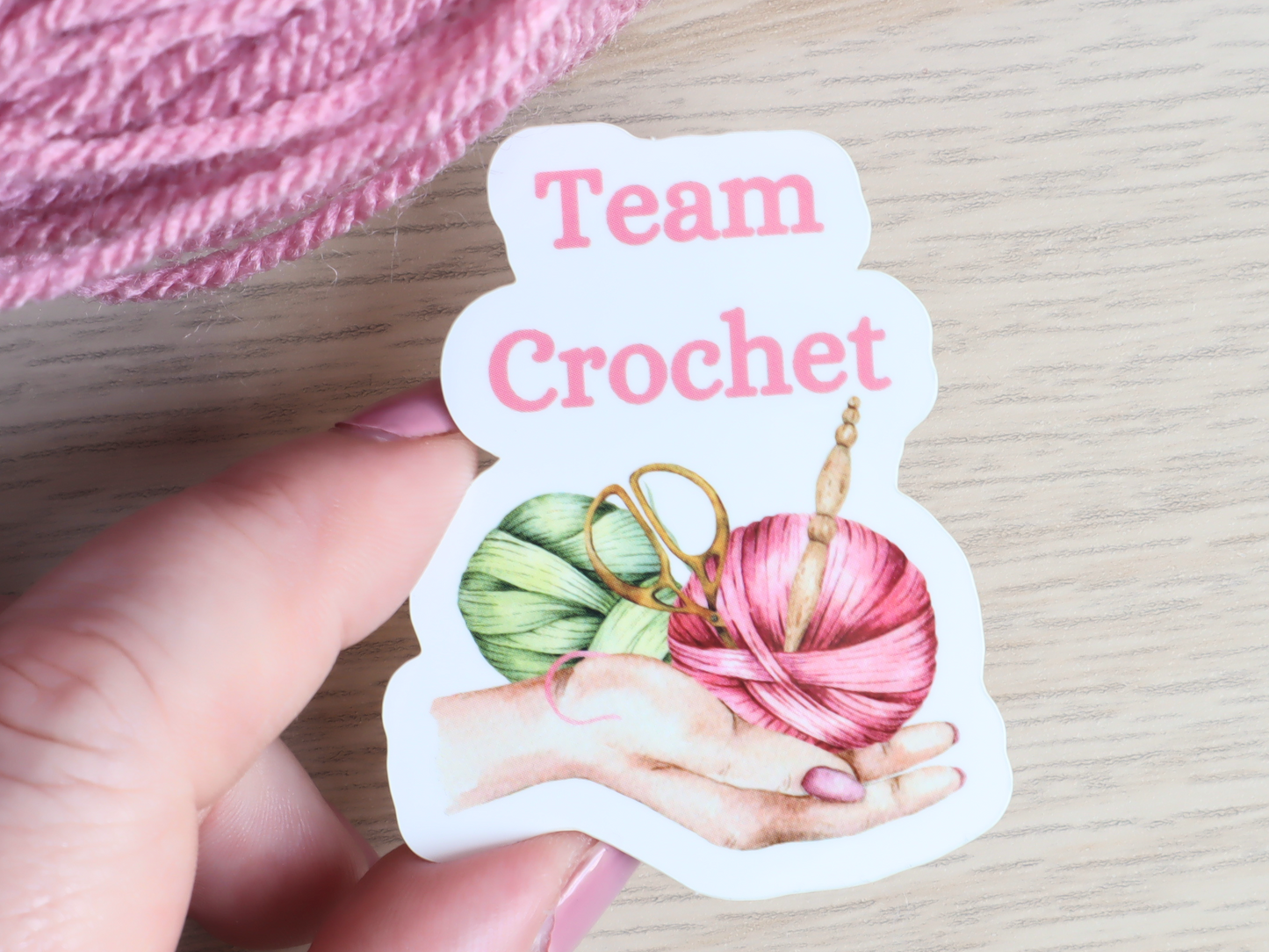 Team Crochet - Glossy Sticker