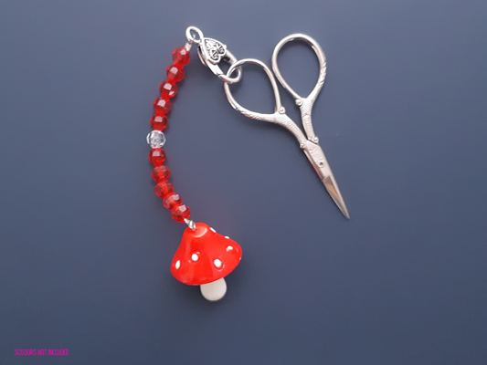 Toadstool Scissor Fob