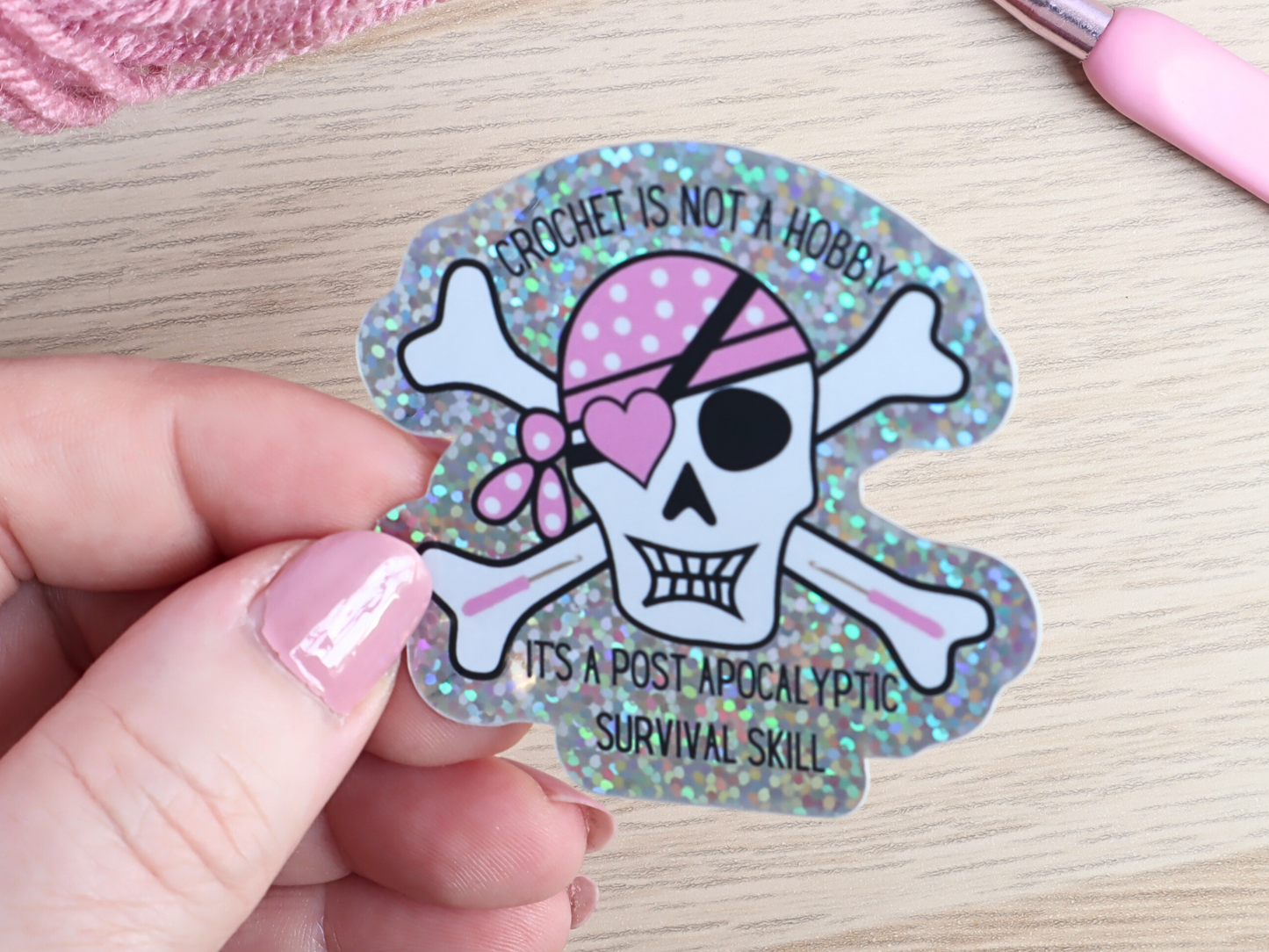 Not A Hobby - Glitter Sticker